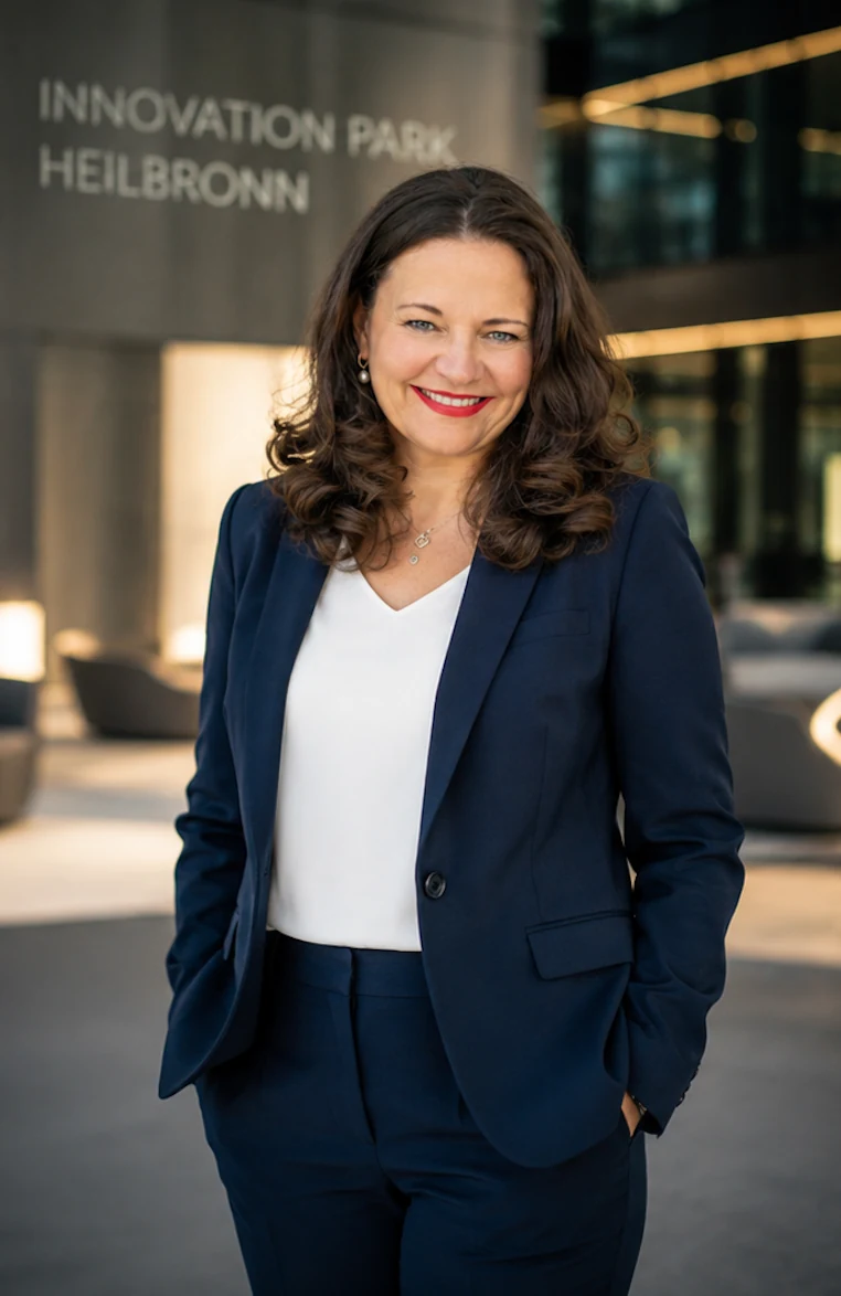 Katharina Varich im Innovation Park Artificial Intelligence Heilbronn